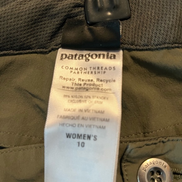 Patagonia Cargo Style Pants Missing Inside Drawstring Size 10 - Picture 5 of 8